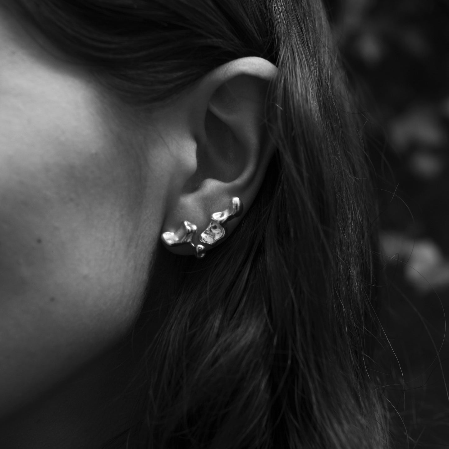 Organic Meltdown Earring