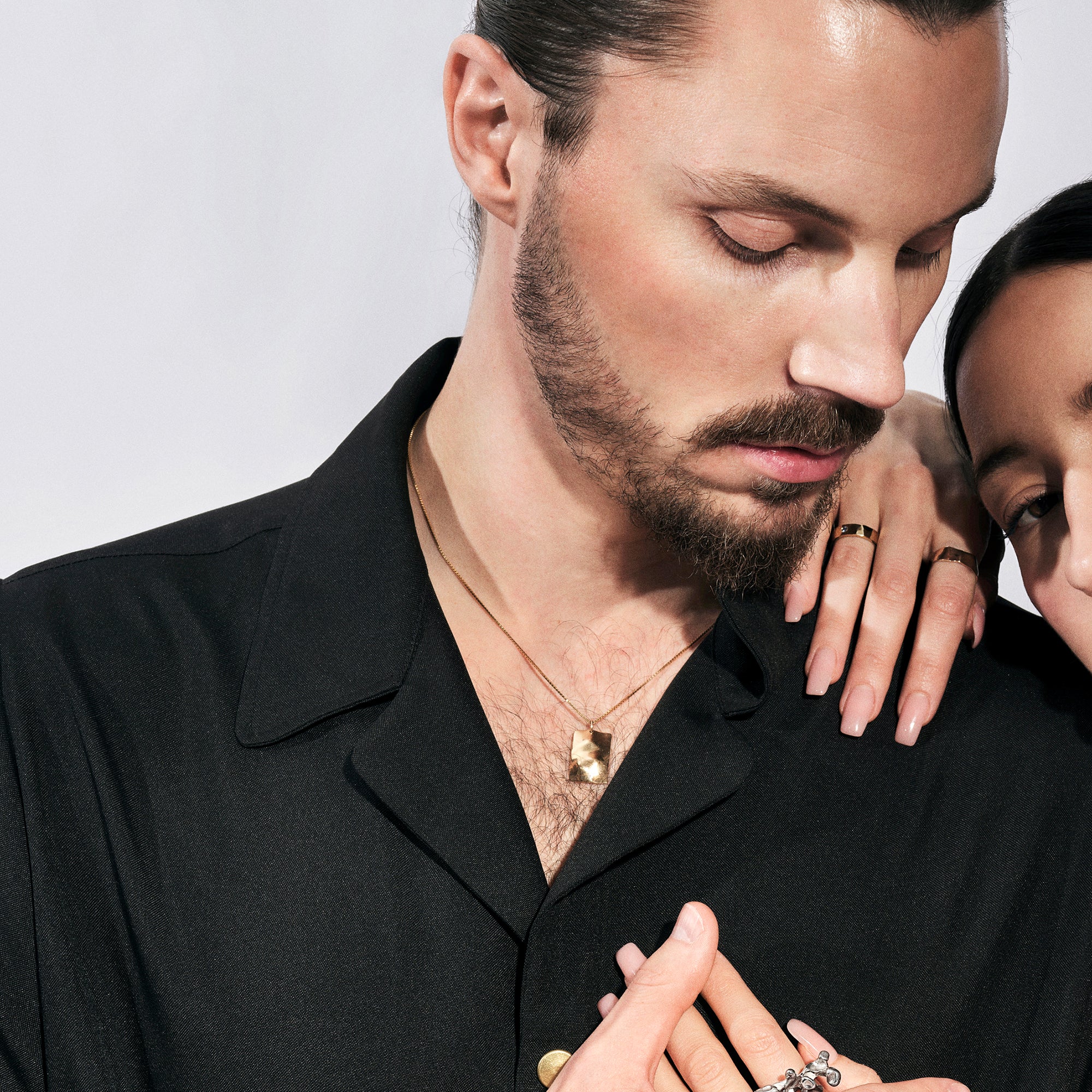 Imperfection Necklace 14k gold