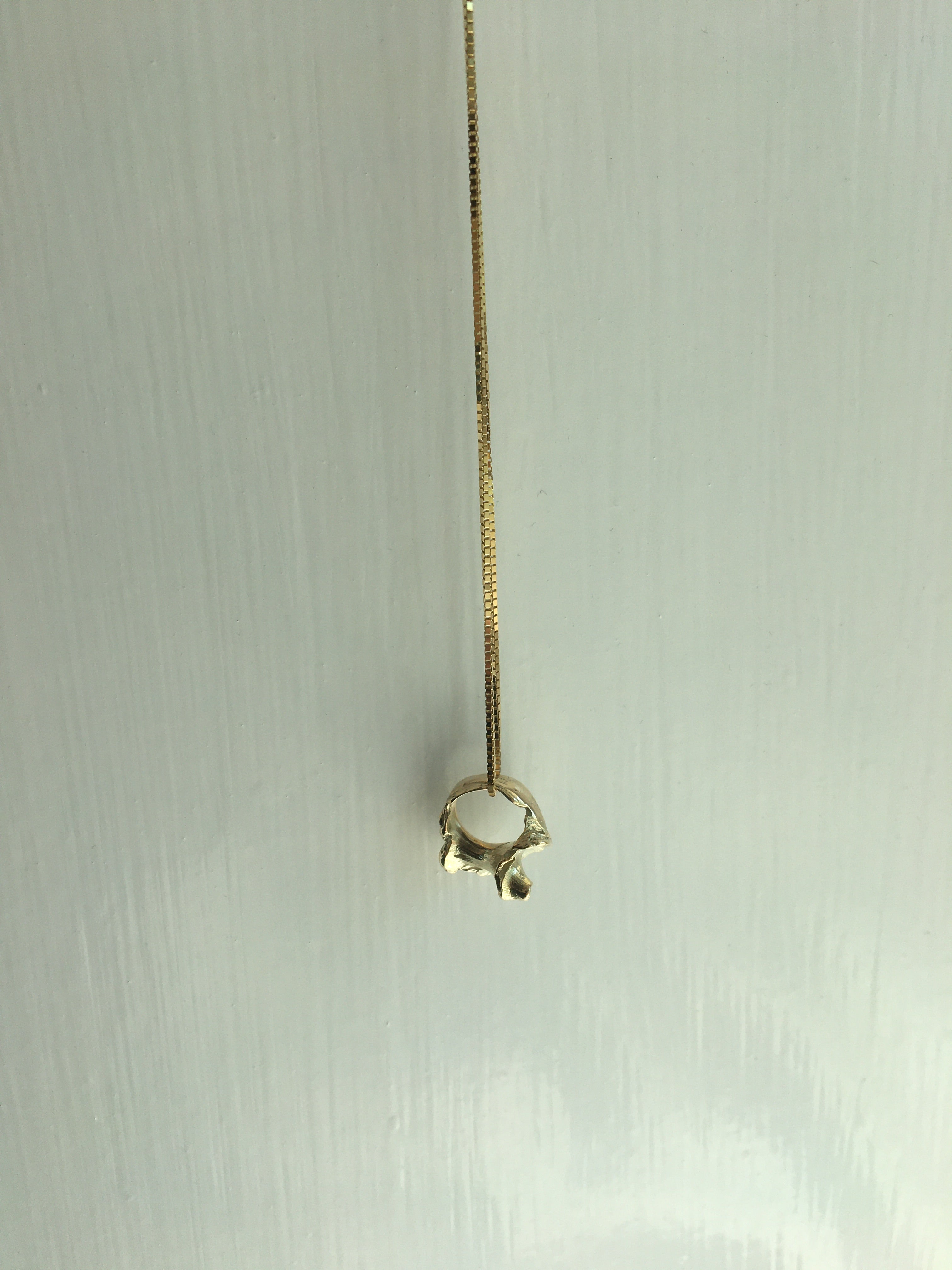 Seek Shelter Necklace 14k gold