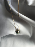Baroque Tahiti Pearl w. 18k gold