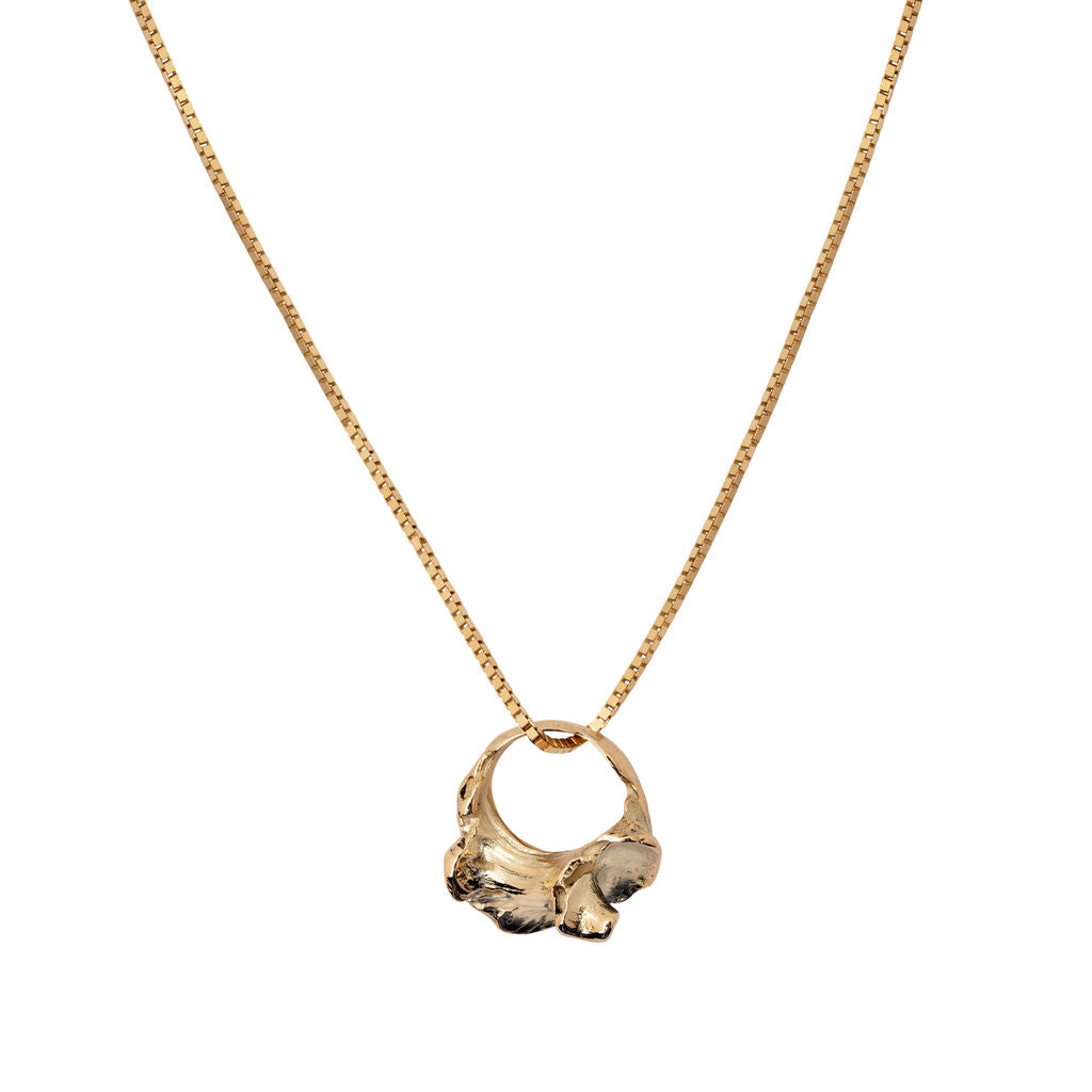 Seek Shelter Necklace 14k gold