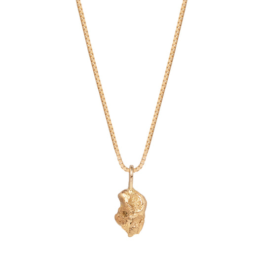 Zero Waste Necklace 14k gold