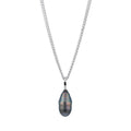 Keshi Pearl Necklace Silver