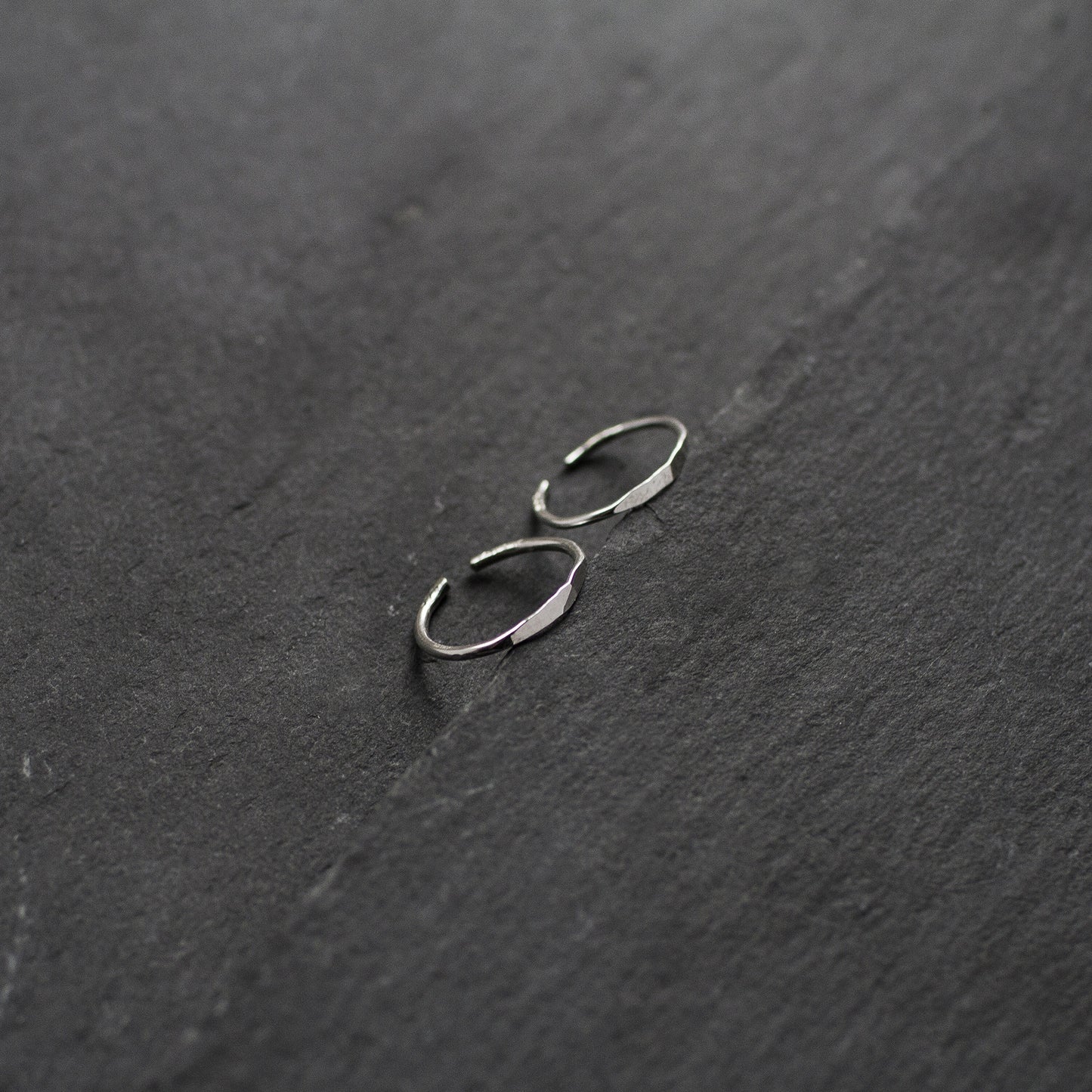 Onepoint Hammered Earrings
