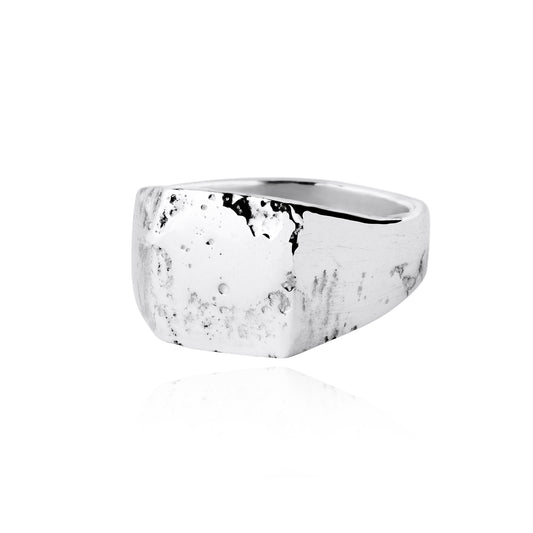 Moulded Square Signet Ring