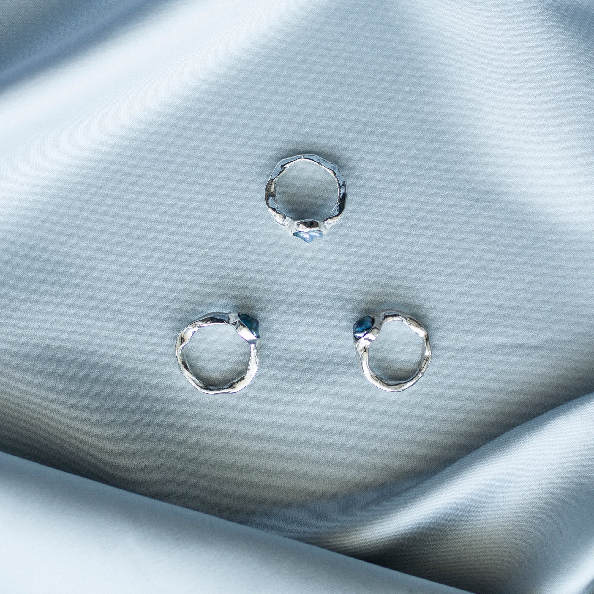 One-of-a-kind Keshi Ring