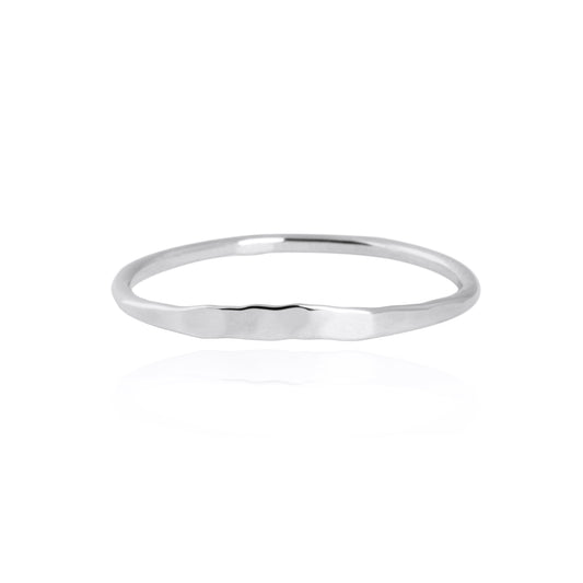 Onepoint Hammered Ring 0.1