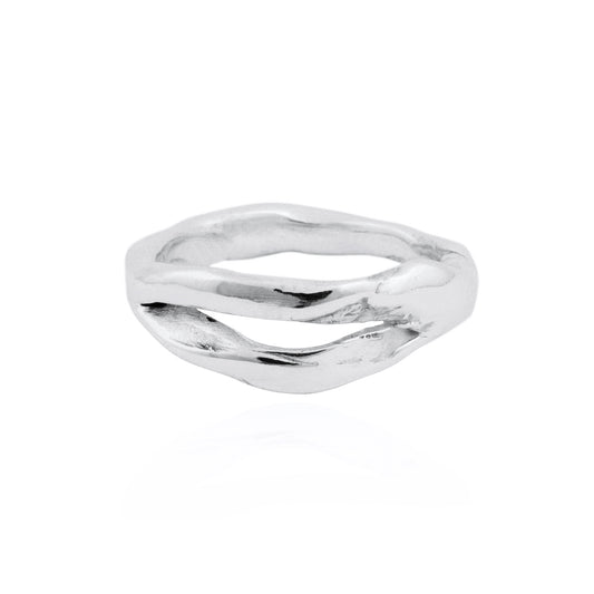 Sculptured Split Ring