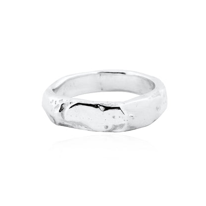 Moulded Thin Signet Ring