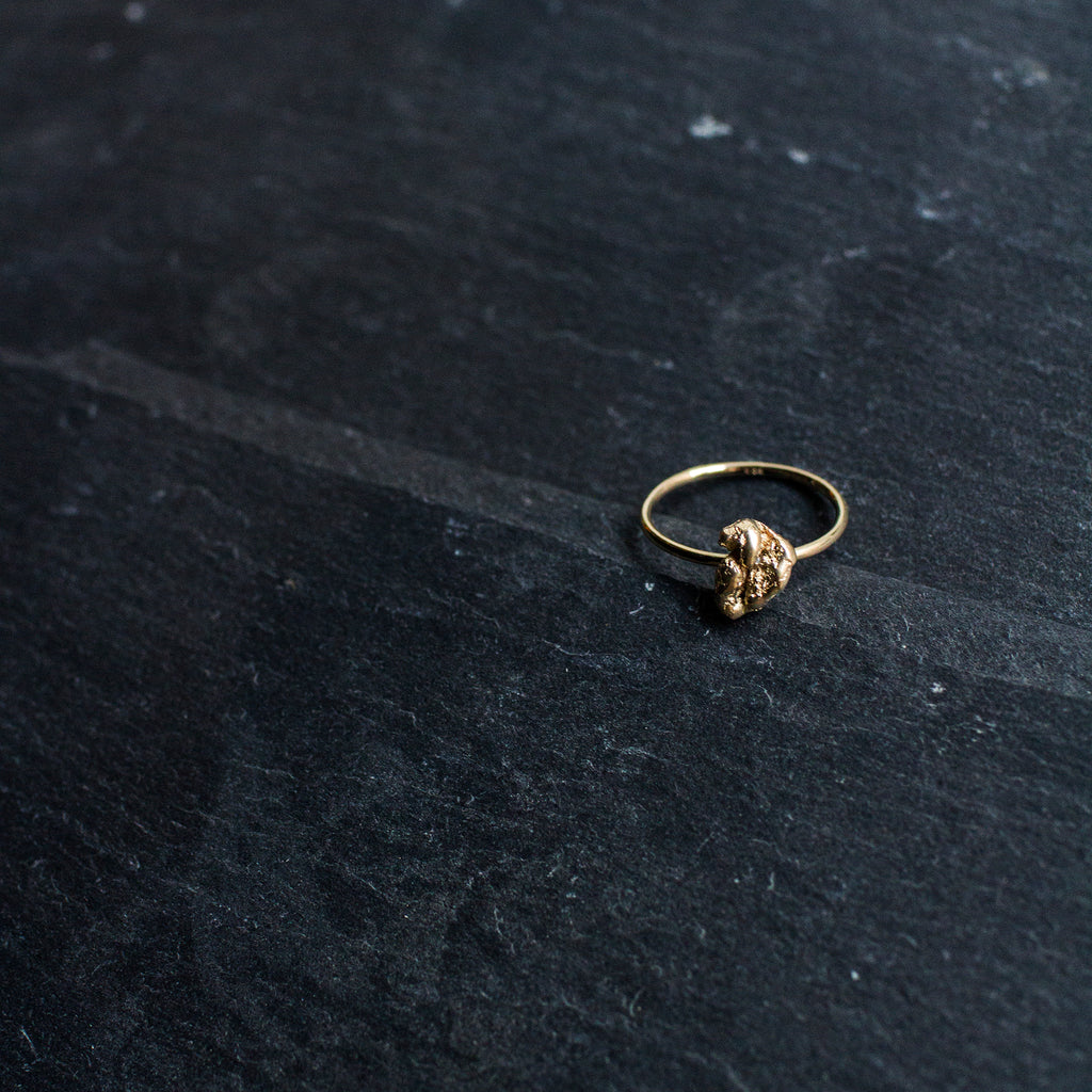 Zero Waste Ring 14k gold
