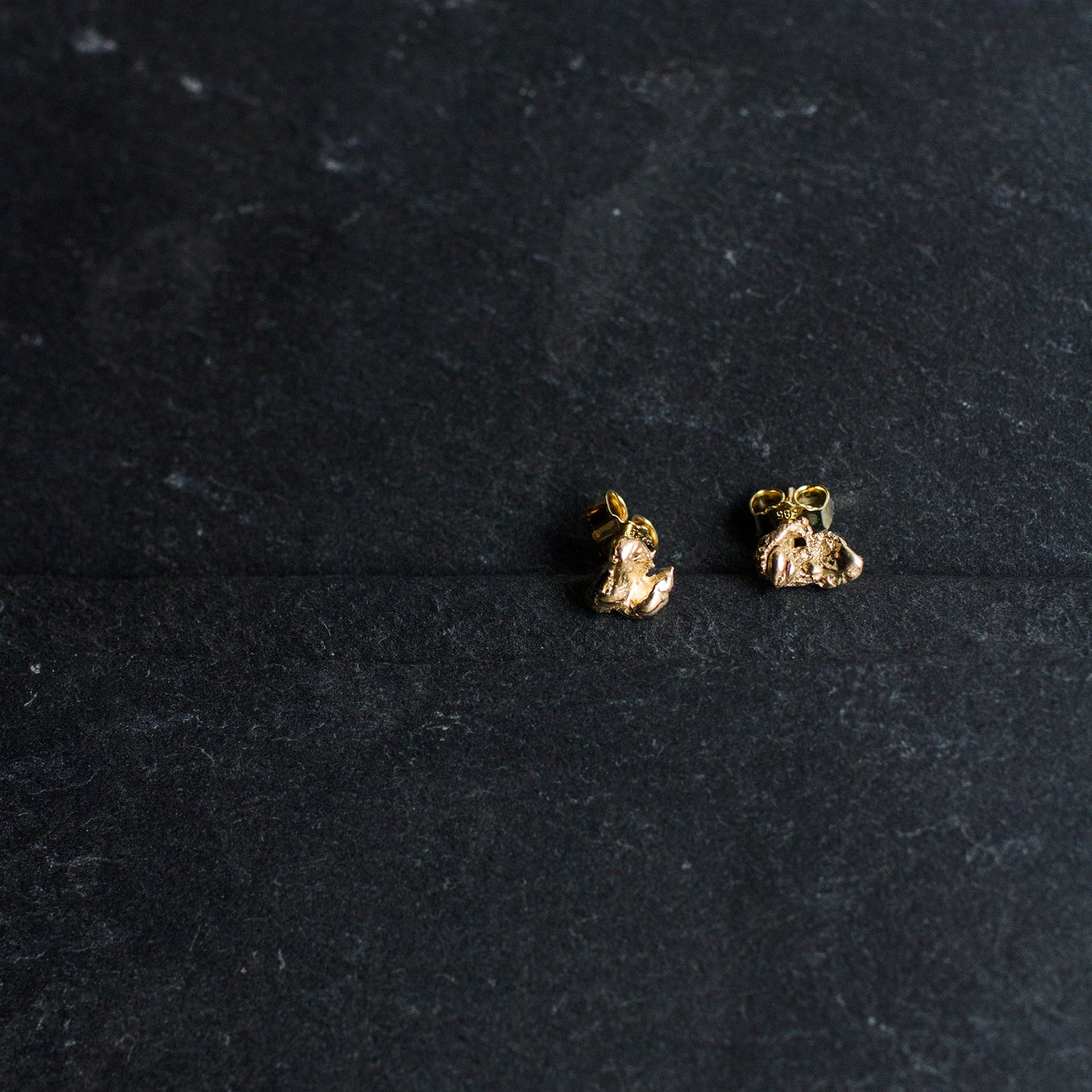 Zero Waste Earrings 14k gold