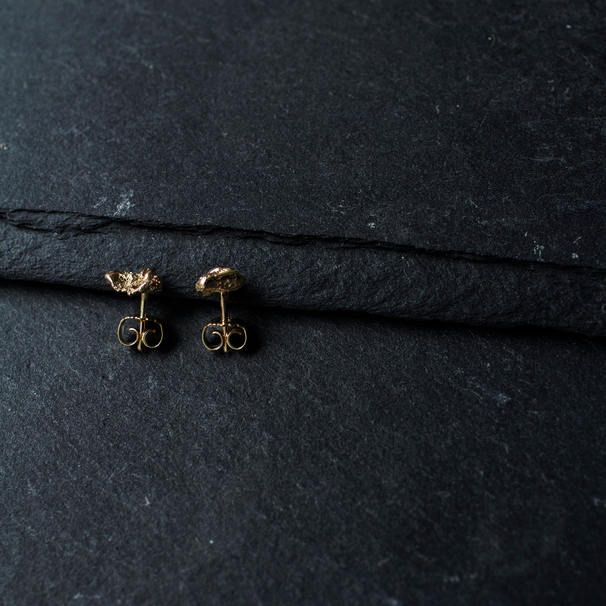 Zero Waste Earrings 14k gold
